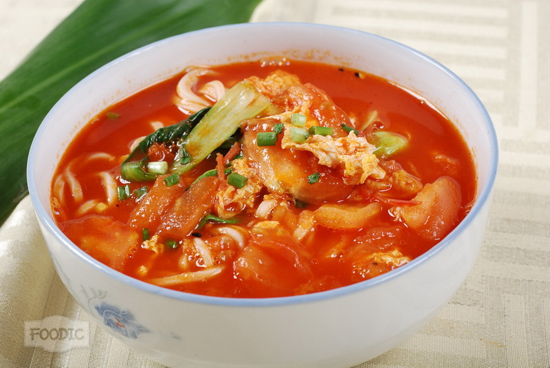 토마토 계란 국수 西红柿鸡蛋面
