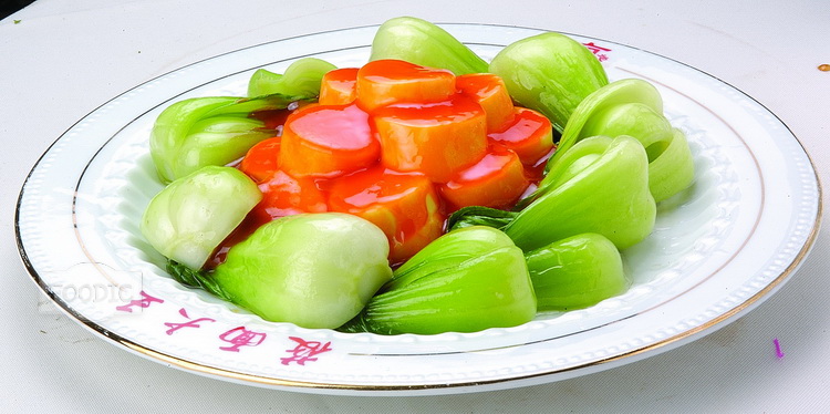차이씬 파 또푸 菜心扒豆腐