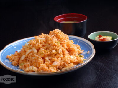 김치볶음밥, 파오차이 차오판 泡菜炒饭