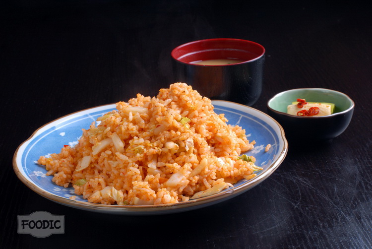 김치볶음밥, 파오차이 차오판 泡菜炒饭