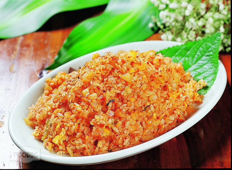 김치볶음밥, 차오 파오차이 판 炒泡菜饭