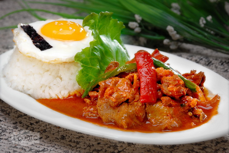소고기덮밥, 뉴로 까이판 牛肉盖饭