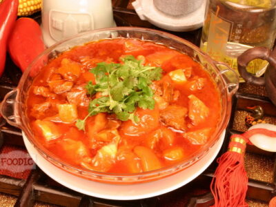 토마토소고기, 판체 뚠 뉴로우 番茄炖牛肉