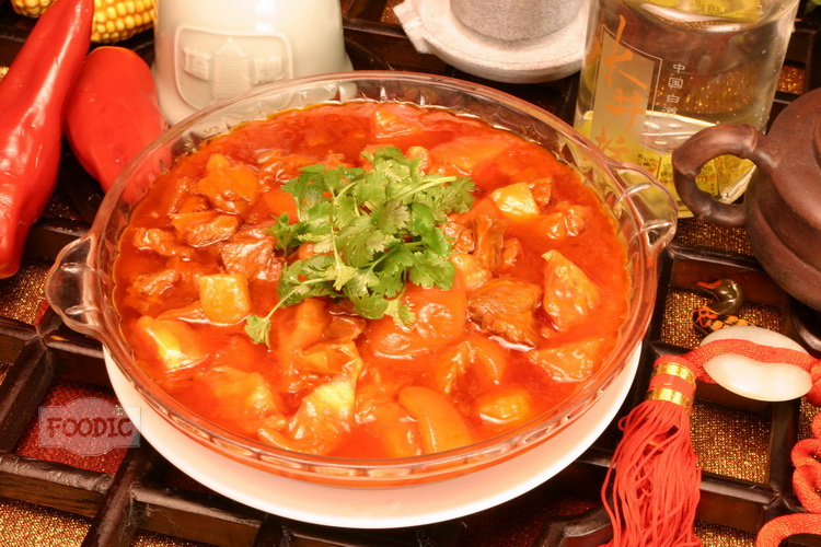 토마토소고기, 판체 뚠 뉴로우 番茄炖牛肉