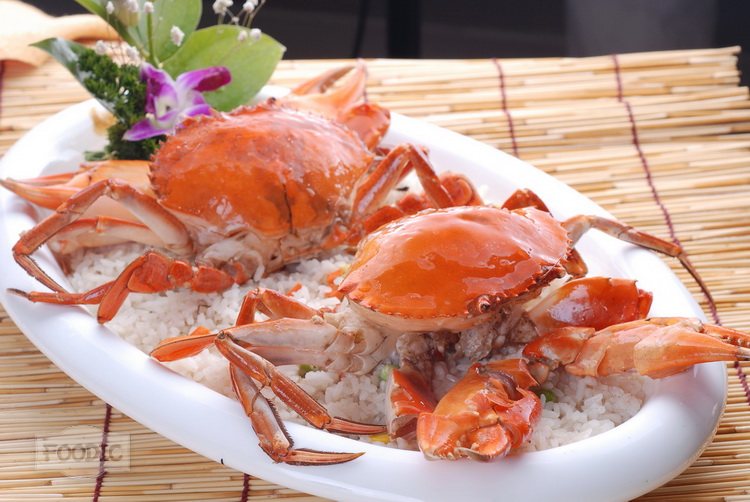 홍게팔보밥, 로씨에 빠바오판 肉蟹八宝饭