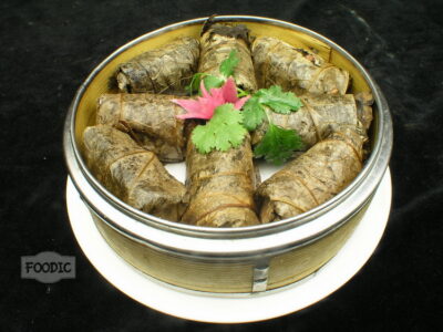 연잎 찐갈비, 허예 펀쩡파이구 荷叶粉蒸排骨