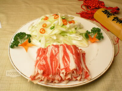 대파 소고기볶음, 총바오 뉴로우 葱爆牛肉