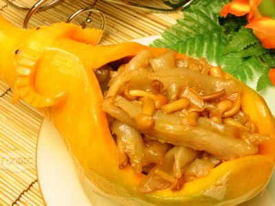 호박 발굽힘줄찜, 진과티진 金瓜蹄筋