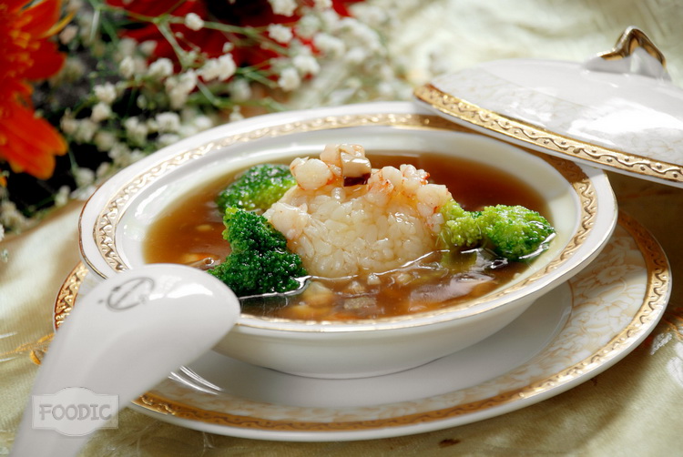 표고버섯 관자 비빔밥, 샹구 야오주 코우판 香菇瑶柱扣饭