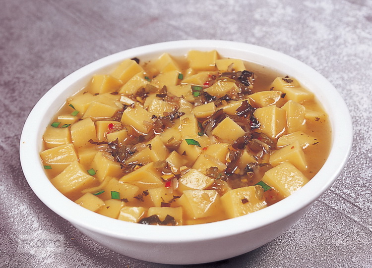 솬차이 쟈오퇀 酸菜搅团