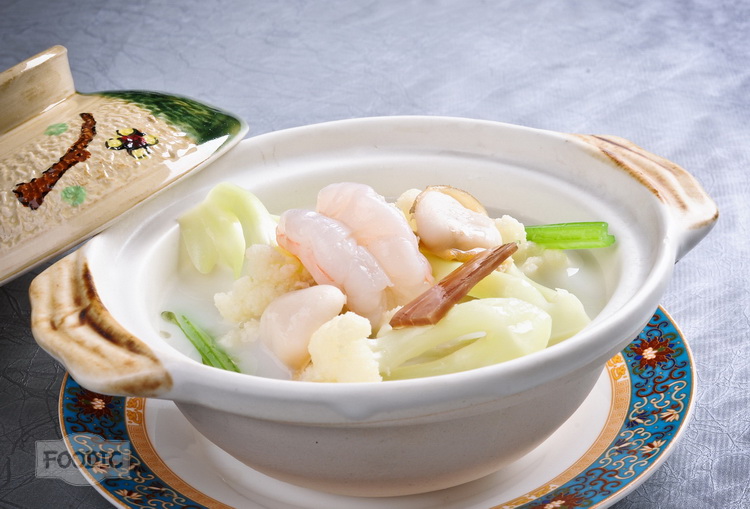 해물콜리플라워탕, 하이황 자오저우 차이화탕 海皇潮州菜花汤