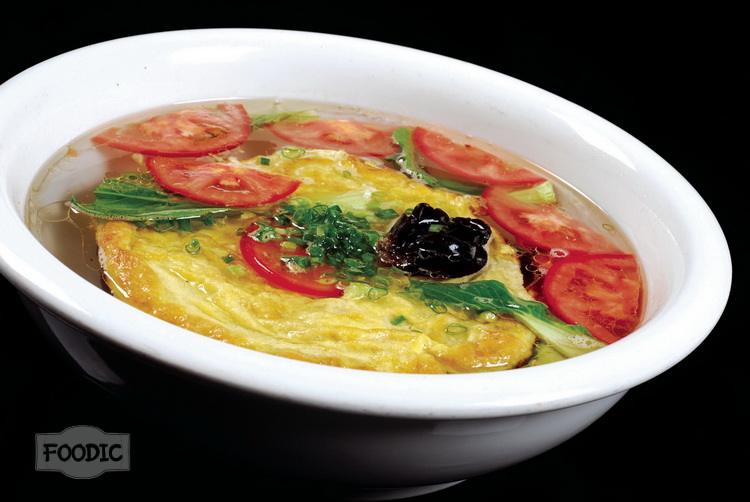 토마토 계란부침탕, 판체 젠단탕 番茄煎蛋汤