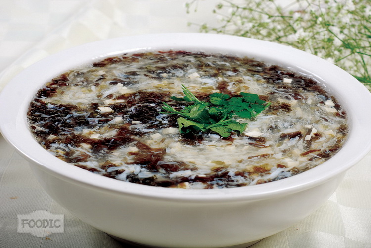 두부김국, 또우프 즈차이 겅 豆腐紫菜羹