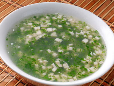 버섯두부스프, 예쥔 또푸겅 野菌豆腐羹