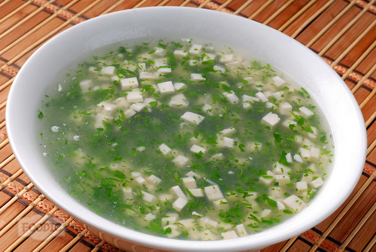 버섯두부스프, 예쥔 또푸겅 野菌豆腐羹