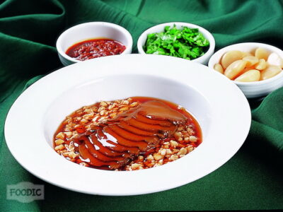 전복탕, 빠오위 파오모 鲍鱼泡馍