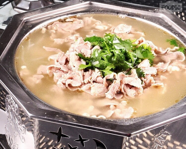 닭고기 육수 양고기 전골, 지즈 양로우 鸡汁羊肉